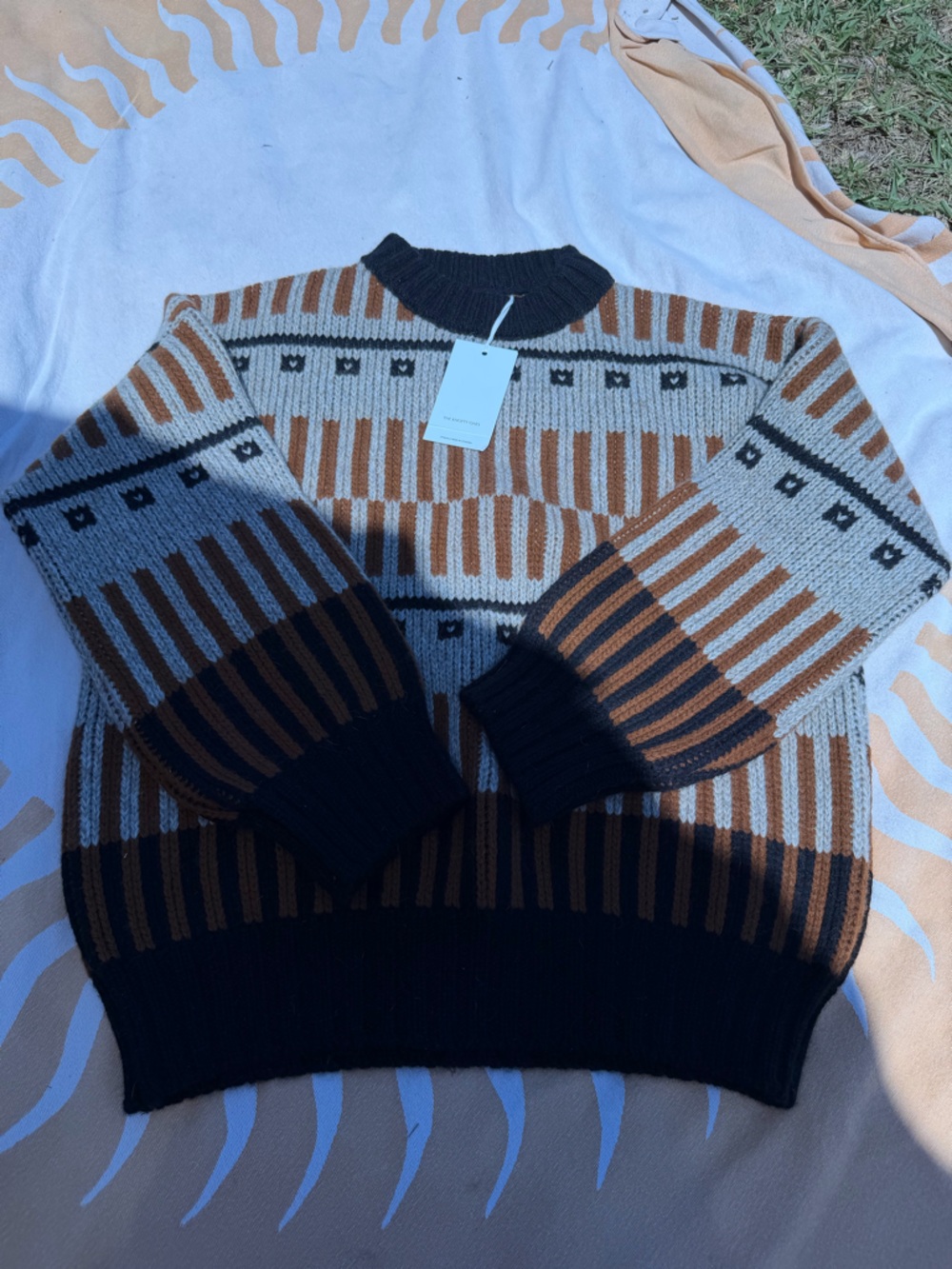 The knotty ones ethno sweater small